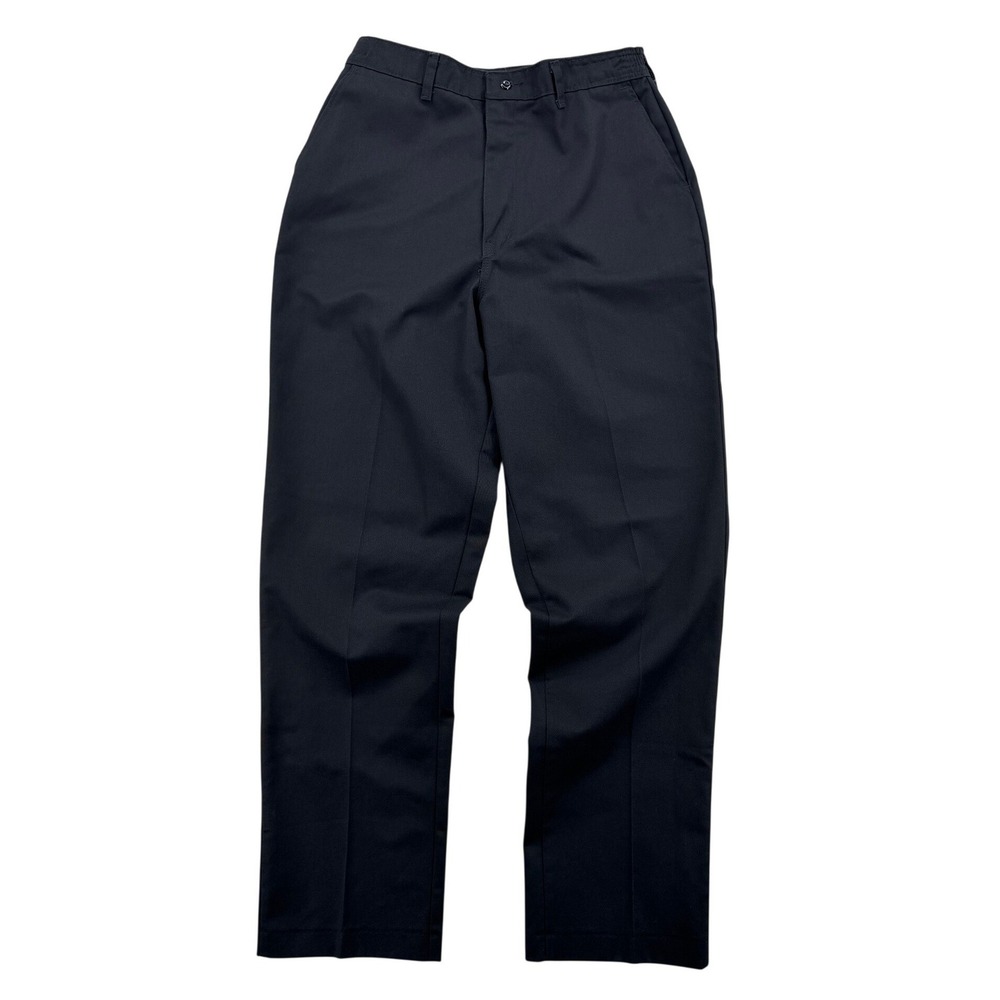 Red Kap Work Pants Women 14 Black Excellent Elastic Insert PT61BK Straight Leg
